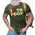 Funny Red Heart I Love To Poop 3D Print Casual Tshirt Army Green