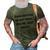 Gaslighting Is Not Real 3D Print Casual Tshirt Army Green