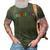 Gay Pride Design With Lgbt Support And Respect You Belong 3D Print Casual Tshirt Army Green
