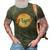 Graphic 365 Papo Vintage Retro Fathers Day Funny Men Gift 3D Print Casual Tshirt Army Green