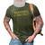 Guerrero Name Gift Guerrero Facts 3D Print Casual Tshirt Army Green