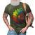Human Sunflower Lgbt Tie Dye Flag Gay Pride Proud Lgbtq 3D Print Casual Tshirt Army Green