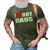 I Love Hot Dads I Heart Hot Dad Love Hot Dads Fathers Day 3D Print Casual Tshirt Army Green