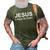 Jesus Is Always The Answer 3D Print Casual Tshirt Army Green