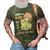Just A Girl Who Loves Dogs Cute Corgi Lover Outfit & Apparel 3D Print Casual Tshirt Army Green