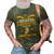 Keep Your Friends Close And Your Bourbon Closer Whiskey 3D Print Casual Tshirt Army Green