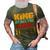 King Of All The Wild Things Father Of Boys & Girls 3D Print Casual Tshirt Army Green