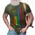 Lgbtq American Flag Pride Rainbow Gay Lesbian Bi Transgender 3D Print Casual Tshirt Army Green