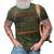 M1 Abrams Tank Military Tanker American Flag Soldier Saying 3D Print Casual Tshirt Army Green