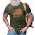 Mens Funny Ultra Maga Proud Ultra Maga Eagle 2022 Humor Us Flag 3D Print Casual Tshirt Army Green