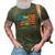 Mens Pitbull Dad American Pit Bull Dog Us Flag 4Th Of July 3D Print Casual Tshirt Army Green