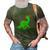 Parasaurolophus Is My Spirit Animal Cute Jurassic 3D Print Casual Tshirt Army Green