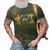 Peace Out 1St Grade Tie Dye Graduation Last Day School Funny 3D Print Casual Tshirt Army Green