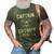 Pontoon Captain Grumpy Pants Pontooning 3D Print Casual Tshirt Army Green