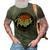 Pops Like A Grandpa Only Cooler Vintage Retro Fathers Day 3D Print Casual Tshirt Army Green