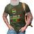 Pride Month Rainbow Is My Blood Type Lgbt Flag 3D Print Casual Tshirt Army Green