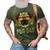Pug Dog Dad Retro Style Apparel For Men Kids 3D Print Casual Tshirt Army Green