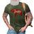 Red Buffalo Plaid Daddy Bear Matching Family Christmas Pj 3D Print Casual Tshirt Army Green