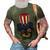 Rottweiler Patriotic Dog Mom & Dad 4Th Of July Usa 3D Print Casual Tshirt Army Green