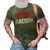 Stop Racism Human Rights Racism 3D Print Casual Tshirt Army Green