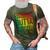 Straight Outta 5Th Grade Class Of 2022 Graduation Rainbow 3D Print Casual Tshirt Army Green