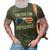 Too Cool For British Rule July 4Th Gift 3D Print Casual Tshirt Army Green