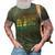 Vintage Its Not A Dad Bod Its Father Figure Design 3D Print Casual Tshirt Army Green