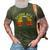 Vintage Retro Skunk Ape Florida Everglades Swamp Bigfoot 3D Print Casual Tshirt Army Green