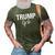 Women For Trump Girl Maga 2024 Gop Pro Republican Gifts 3D Print Casual Tshirt Army Green