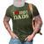 Womens I Love Hot Dads I Heart Hot Dads Love Hot Dads V-Neck 3D Print Casual Tshirt Army Green