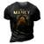 As A Maney I Have A 3 Sides And The Side You Never Want To See 3D Print Casual Tshirt Vintage Black