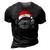 Believe Christmas Santa Mustache With Ornaments - Believe 3D Print Casual Tshirt Vintage Black