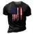 Best Papaw Ever Us Flag Patriotic 4Th Of July American Flag 3D Print Casual Tshirt Vintage Black