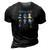 Choose Your Fighter Triple Jump 3D Print Casual Tshirt Vintage Black