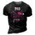 Dad Of The Birthday Girl Cute Pink Matching Family 3D Print Casual Tshirt Vintage Black