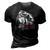 Daddy Saurusrex Dinosaur Men Fathers Day Family Matching 3D Print Casual Tshirt Vintage Black