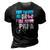 Free Throws Or Pink Bows Papa Loves You Gender Reveal Men 3D Print Casual Tshirt Vintage Black