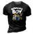 Funny Bowling Gift For Kids Cool Bowler Boys Birthday Party 3D Print Casual Tshirt Vintage Black