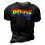 Gay Pride Lgbt Lgbtq Awareness Month 2022 3D Print Casual Tshirt Vintage Black