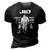 Jid Grandpa Gift Jid Best Friend Best Partner In Crime 3D Print Casual Tshirt Vintage Black
