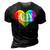 Lgbtq Ally For Gay Pride Men Women Children 3D Print Casual Tshirt Vintage Black