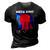 Mega King Usa Flag Proud Ultra Maga Trump 2024 Anti Biden 3D Print Casual Tshirt Vintage Black