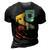 Mens Dada Fathers Day 3D Print Casual Tshirt Vintage Black
