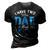 Mens I Have Two Titles Dad And Uncle Funny Grandpa Fathers Day V2 3D Print Casual Tshirt Vintage Black