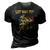 Motorcycle Let Dirt Fly And Freedom Ring Independence Day 3D Print Casual Tshirt Vintage Black