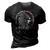 Native American Hustle Hard Urban Gang Ster Clothing 3D Print Casual Tshirt Vintage Black