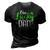 One Lucky Dad St Patricks Day Funny Daddy Gifts 3D Print Casual Tshirt Vintage Black