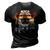 Pug Dog Dad Retro Style Apparel For Men Kids 3D Print Casual Tshirt Vintage Black