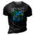 Respect Mother Planet Earth Day Climate Change Cute 3D Print Casual Tshirt Vintage Black