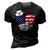 Respiratory Therapist Love America 4Th Of July For Nurse Dad 3D Print Casual Tshirt Vintage Black